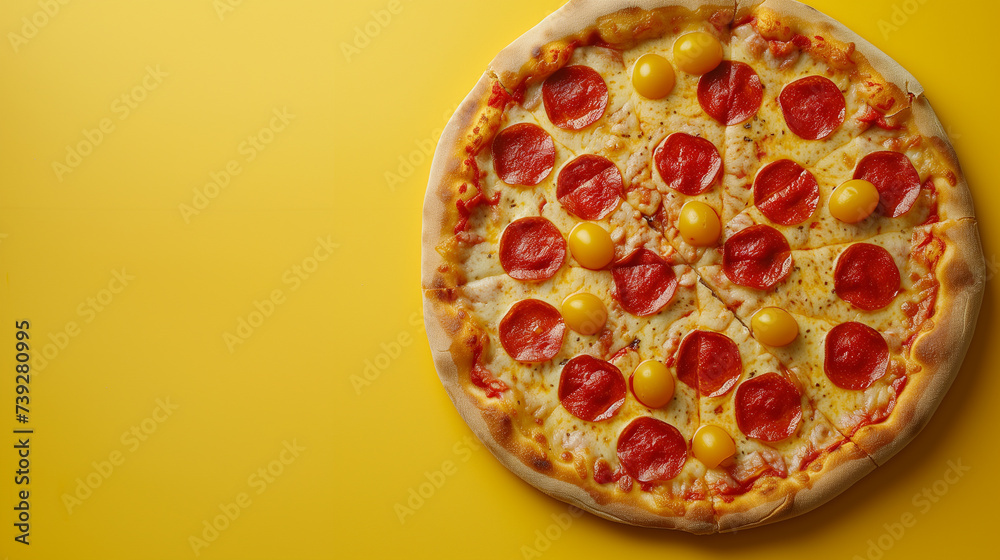 pizza with tomatoes and basil,ai pizza with tomatoes and basil,ai