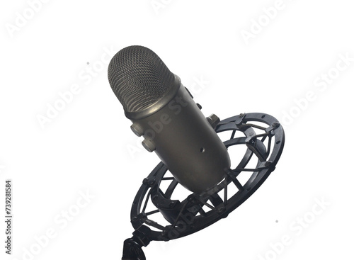 Microphone isolated , digital microphone .
