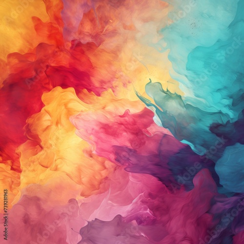 Abstract watercolor background. Colorful abstract background for your design. © TADDEUS