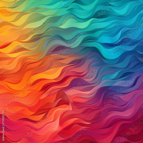 Colorful abstract background with waves.