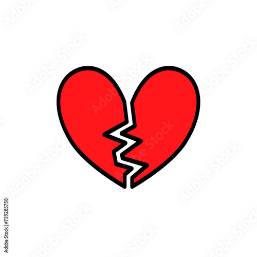 broken heart icon