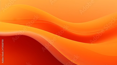 Vibrant abstract orange background with flowing waves: captivating visual for business presentations, websites, and marketing materials