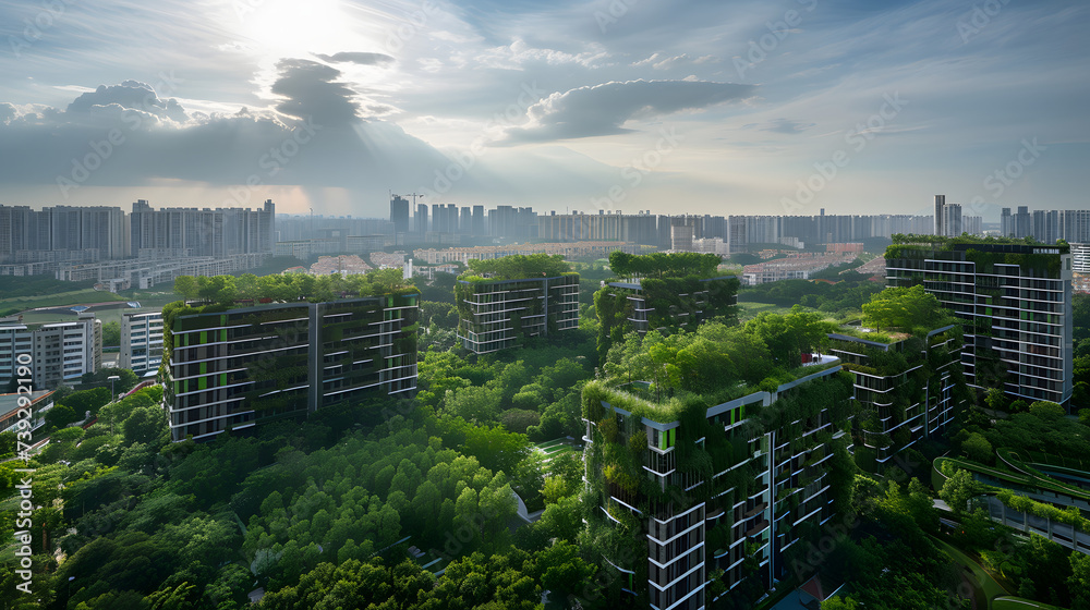 An innovative urban reforestation project that integrates green spaces ...