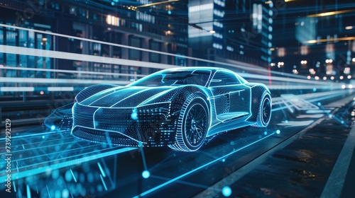 Introducing the First Generation AI Focused Chip for the Automotive Sector, A Cutting Edge Software Defined Vehicle System on Chip with AI Enhancement. photo