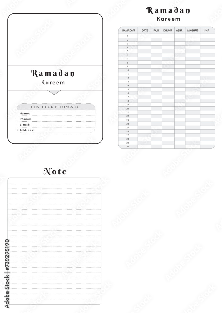 Editable Ramadan Kareem Planner Kdp Interior printable template Design. Editable Ramadan Kareem Planner Kdp Interior printable template Design.