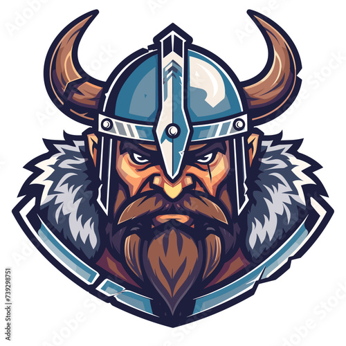 Viking esport vector logotype, logo viking, icon viking, sticker viking, symbol viking, emblem viking, warrior