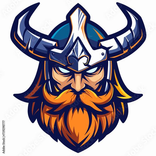 Viking esport vector logotype, logo viking, icon viking, sticker viking, symbol viking, emblem viking, warrior