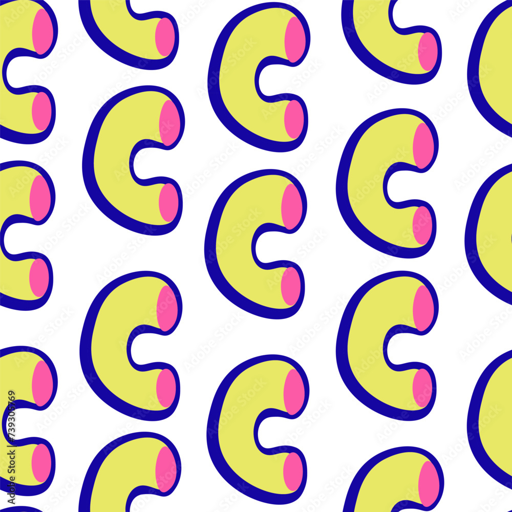 seamless pattern with color icon abstract shape in vector. template for background wallpaper, wrapping, textile in flat style seamless pattern with color icon abstract shape in vector. template for background wallpaper, wrapping, textile in flat style