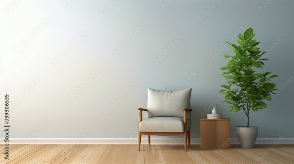 living room with a chair and a plant in the corner living room with a chair and a plant in the corner