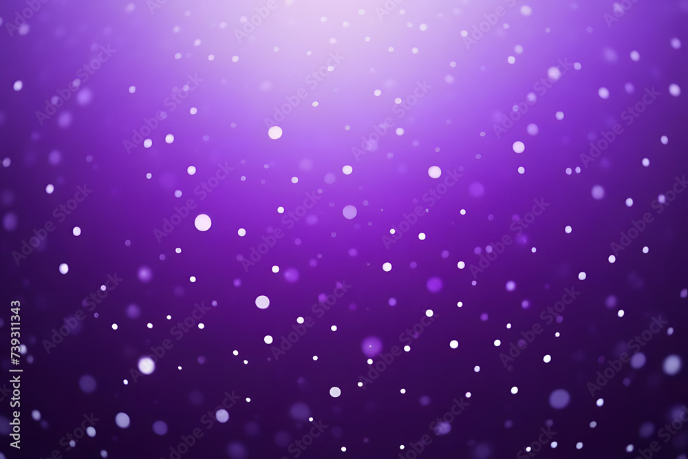 Purple Background With Snow Flakes