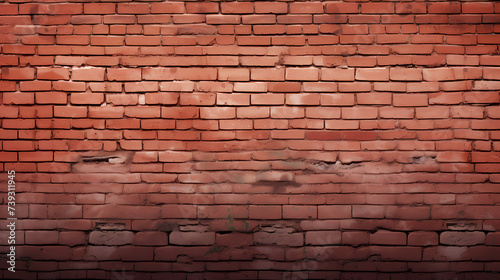Panoramic brick wall texture background Brick wall texture for indoor or outdoor design background