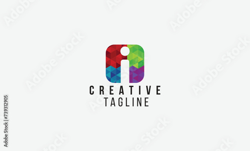 I Letter Modern, unique, simple Abstract logo