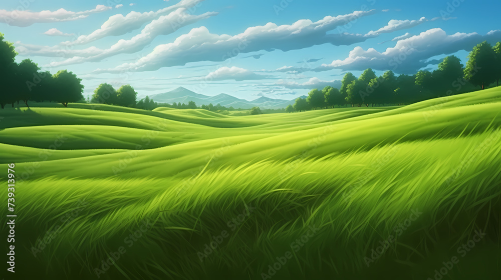 Landscape photo of grass