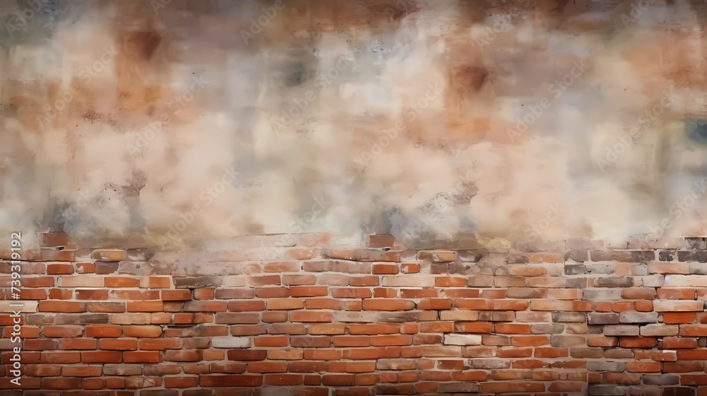 Historic brick masonry, timeless and solid architecture