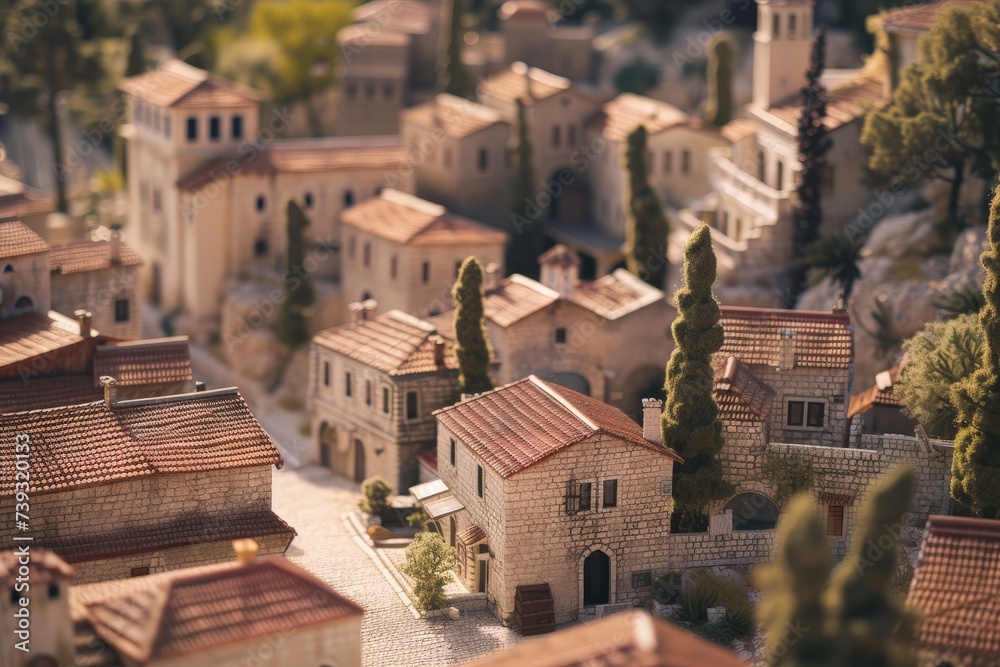 a model of a town