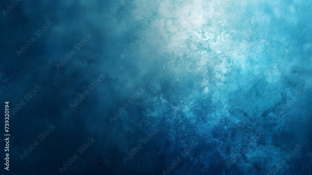 Sky Blue Serenity: Grainy Texture Plain Background, Hand Edited Generative AI