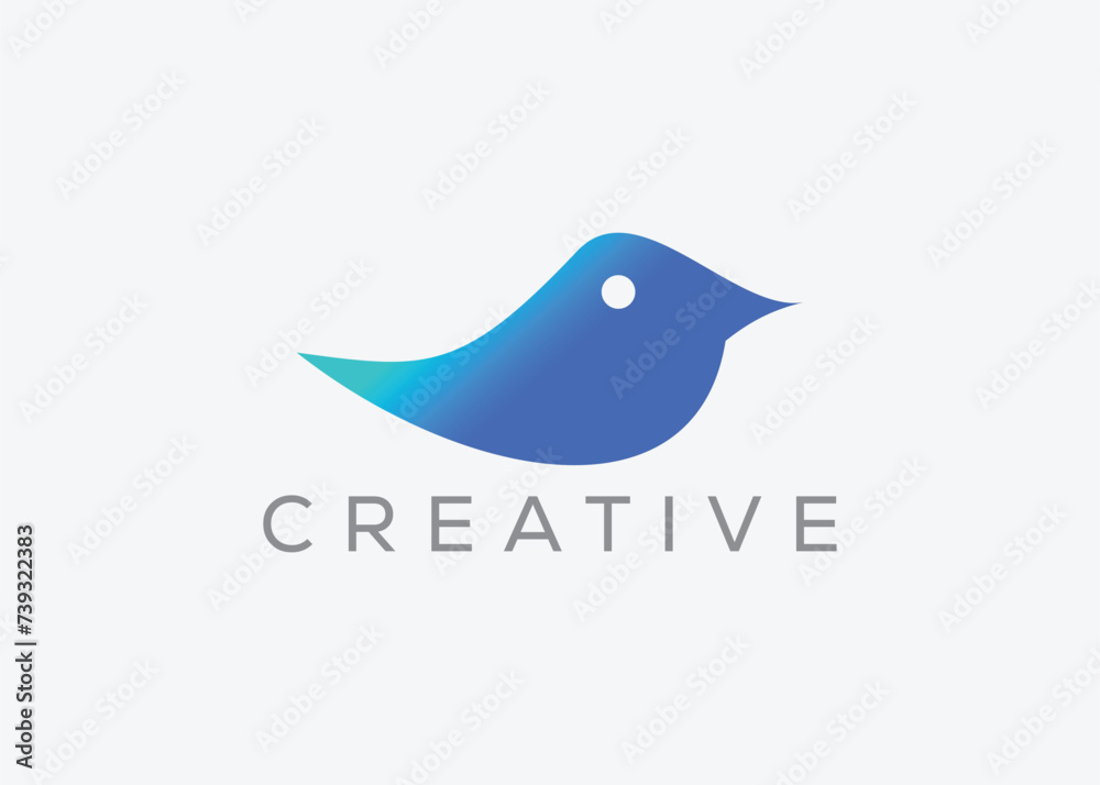 Creative and minimal bird vector logo design template. Dove Flying logo. Pigeon vector Creative and minimal bird vector logo design template. Dove Flying logo. Pigeon vector