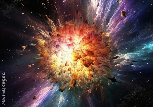 Stunning Image of Exploding Star in Space
