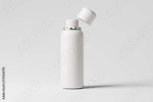 Reusable Plastic Water Bottle MockupsReusable Plastic or Aluminum Water Bottle Mockup Templates