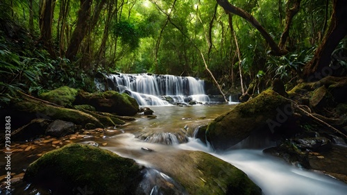 waterfall background very cool 