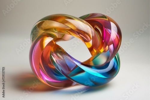 A mystical and beautiful collection of glass marbles and shards, shimmering with rainbow colors. generative ai