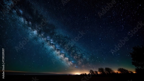 Sky strewn with stars © Kateryna