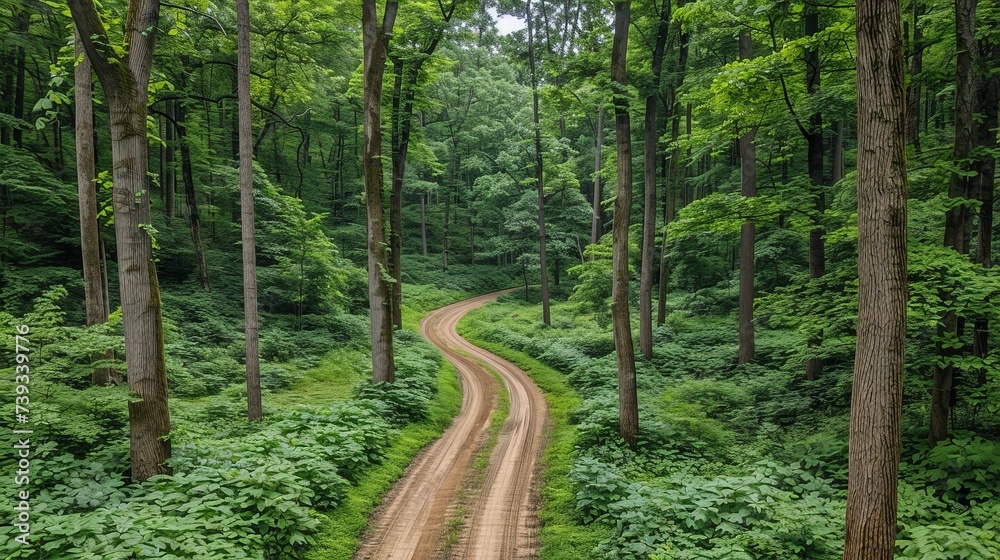 Obraz premium path in the forest