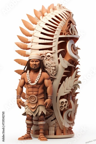 Polynesian god