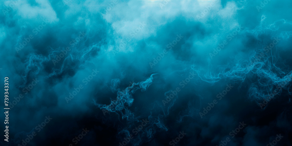 Fototapeta premium blue smoke abstract background