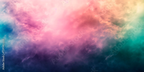 abstract background with colorful clouds of smoke