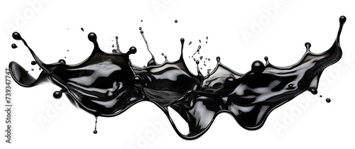 PNG Black liquid white background splattered simplicity. 