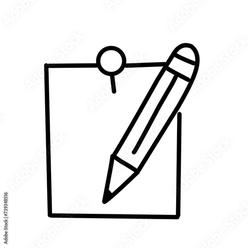 Stationery Line icons