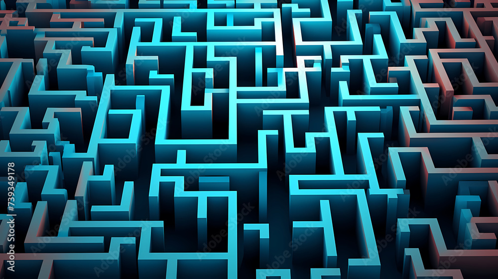 Abstract design background featuring maze pattern Abstract design background featuring maze pattern