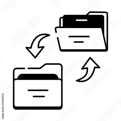  Network Technology Linear Icon