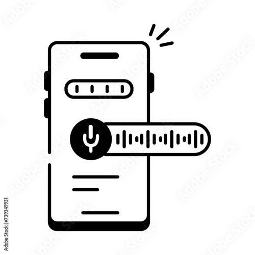 Data Networking Linear Icon