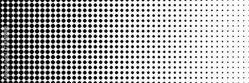 Horizontal gradient of black and white squares halftone texture vector illustration black and white dot background. Metallic Grid Texture Abstract Background Illustration.