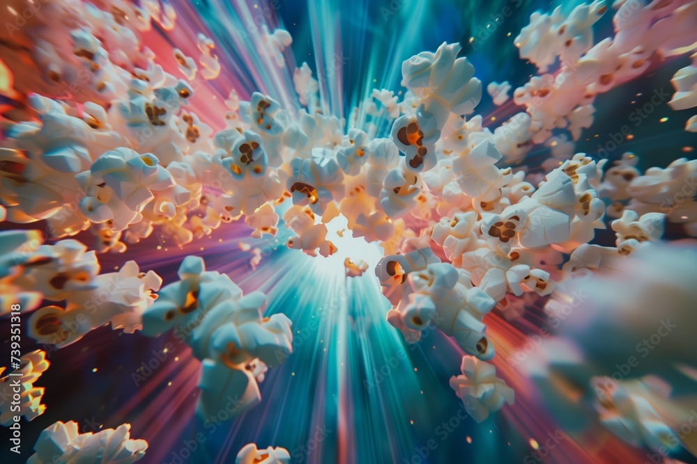 Sci Fi Movie Popcorn Traveling Through Hyperspace At Faster Than Light sci-fi-movie-popcorn-traveling-through-hyperspace-at-faster-than-light