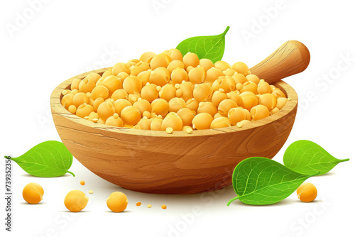 Pea protein is plant-based and suitable for vegetarians and vegans. It is made from yellow peas photo