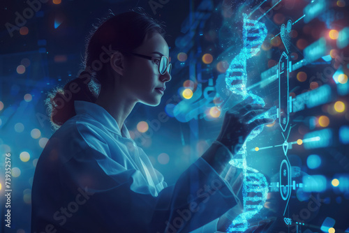 Personalized Healthcare and Biotechnology: Advances in biotechnology and personalized medicine could lead to more tailored healthcare solutions © surassawadee