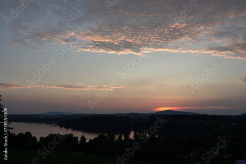 Abend am Wallersee photo