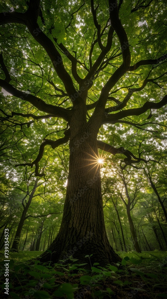 trees in the forest