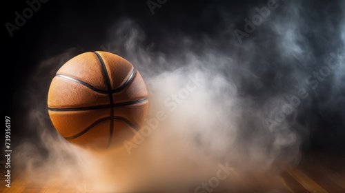 Basketball on Fire © Molostock