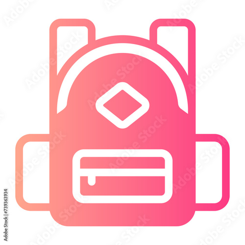 bagpack gradient icon