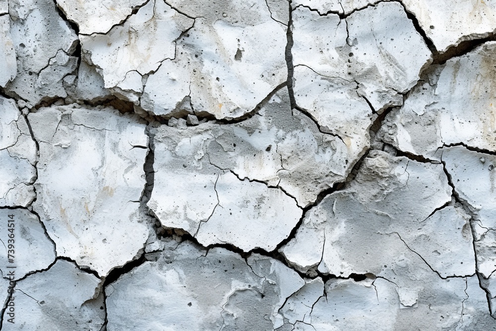 Obraz premium Cracked concrete wall texture background