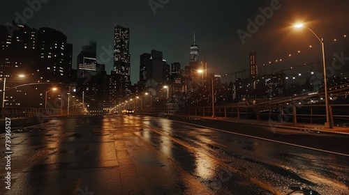 At night, the serene cityscape is imbued with melancholy, echoing loneliness, solitude, and a cascade of memories.