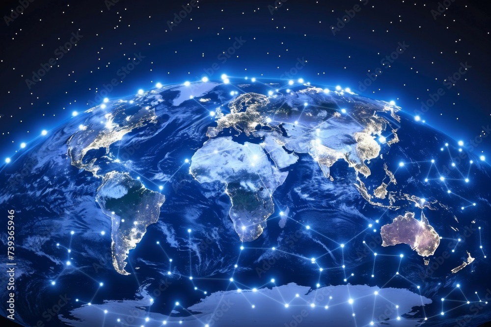 Fototapeta premium earth in space