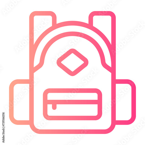 bagpack gradient icon