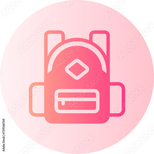 bagpack gradient icon