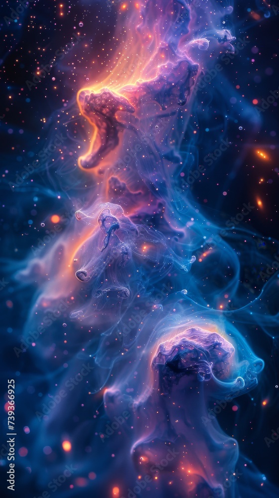 Collagen structure as the fabric of space time its fibers holding together the universes vast expanse Collagen structure as the fabric of space time its fibers holding together the universes vast expanse