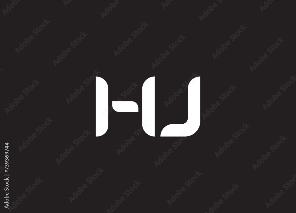 HL initial based letter icon logo. HL initial based letter icon logo.